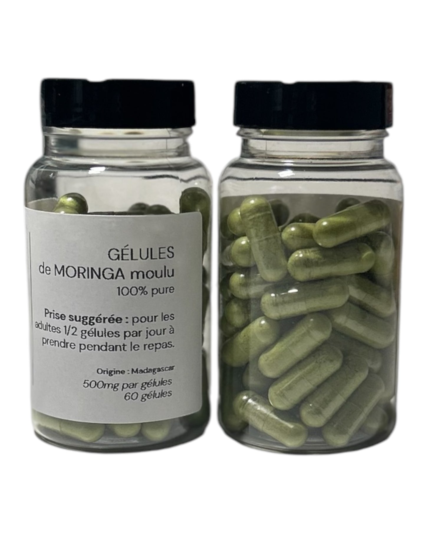 Gélules de Moringa moulue (boîte de 60)