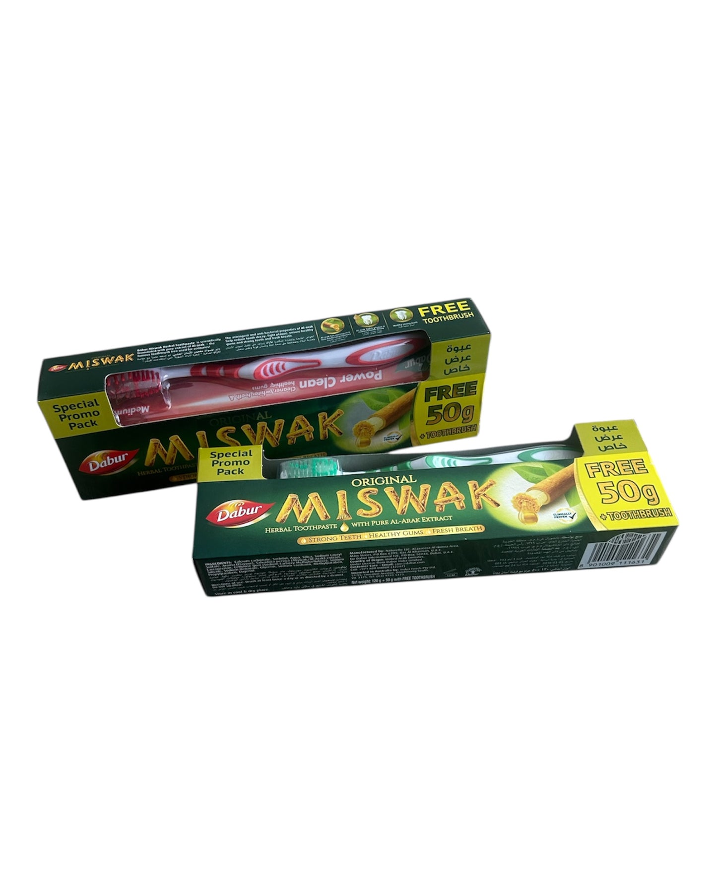 Dentifrice au Siwak - Dabur Miswak 190g + brosse à dents offerte