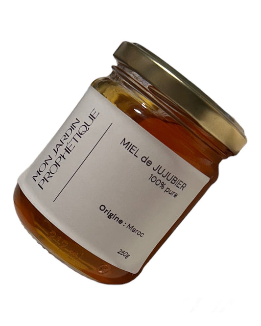Pot de Miel de Jujubier Sidr pur et naturel 250g - Mon Jardin Prophétique⁠